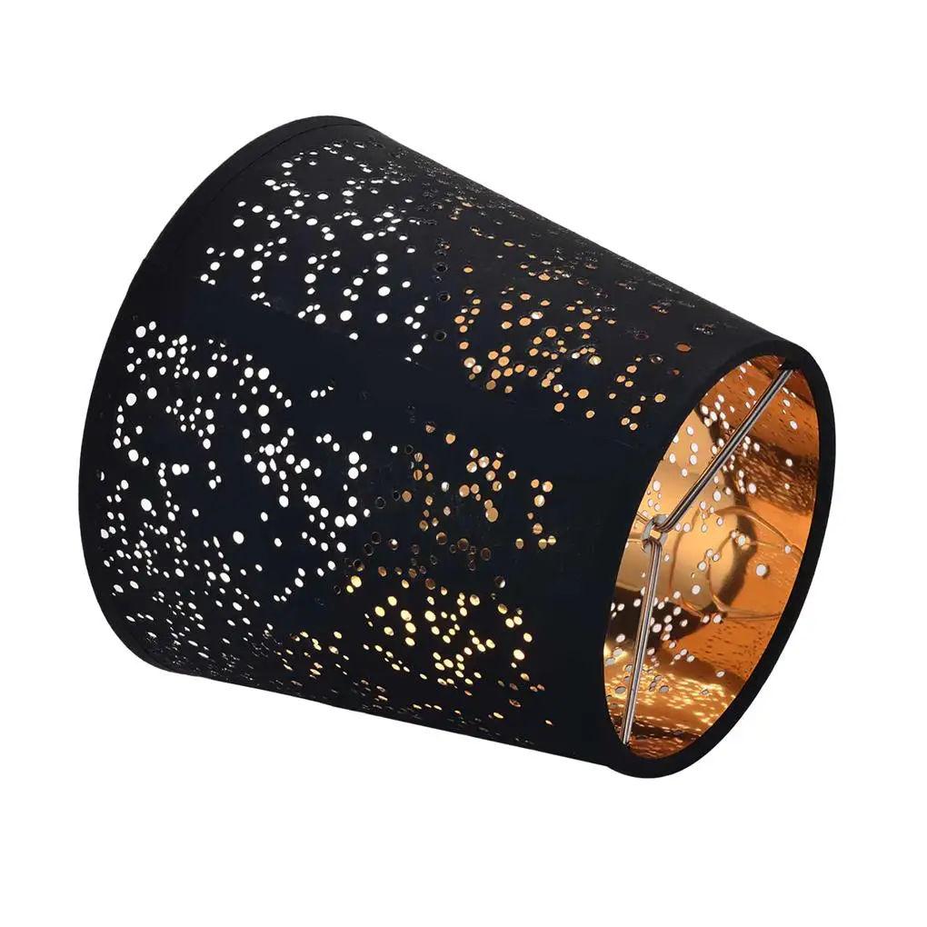 Hollow-Out Cloth Lampshade Exquisite Clip-Bulb Light Shade Lamp Cover Protective Sleeve Lightweight Lamp Shield