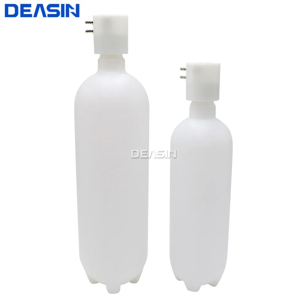 Dental Chair Water Storage Bottle Milk 600/1000ml Dental Turbines Plastic Water Bottle Replacement Accessory With/Without Lid
