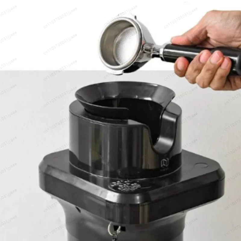 220V Electric Automatic Cleaner For Espresso Machine Handle Coffee Grounds Cleaning Machine With Brush Spin Cleaner Coffee