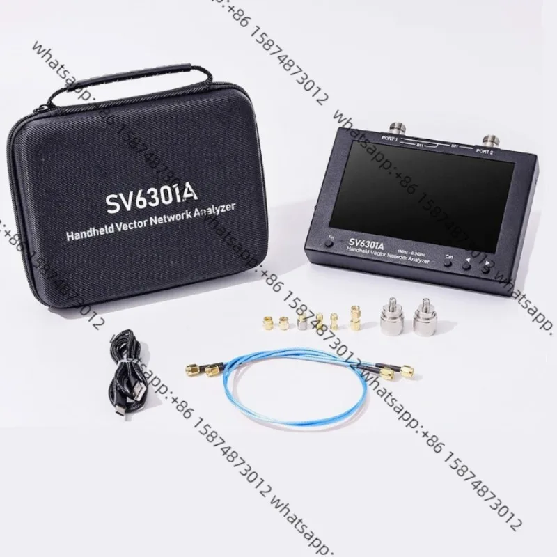 

SV6301A VNA 1MHz - 6.3GHz Handheld Portable Vector Network Analyzer with 7'' Screen