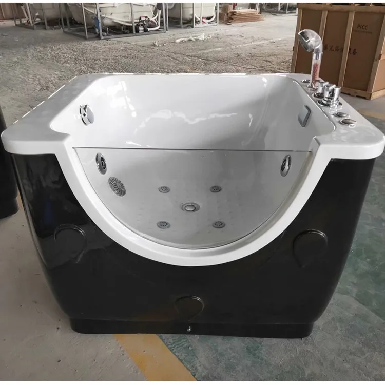 

Massage bathtub SPA Acrylic dog bath tub Pet shop SPA machine bath tub Cat bath tub Colorful lights Bubble