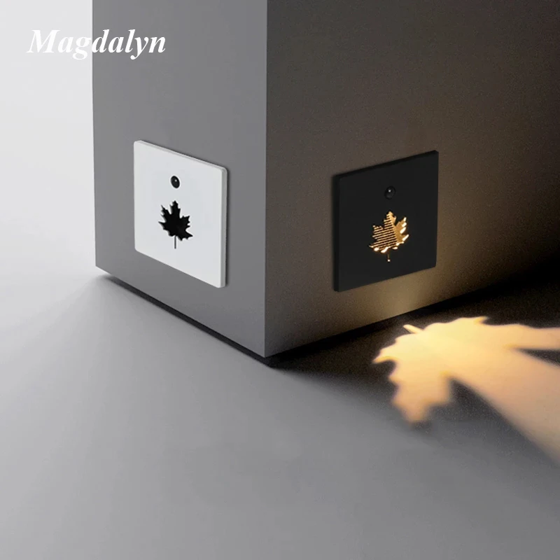 

Magdalyn Sensor Magnetic Led Lights Step Outdoor Waterproof Minimalism Decor Night Floor Lighting Internal Ressessed Wall Lamps