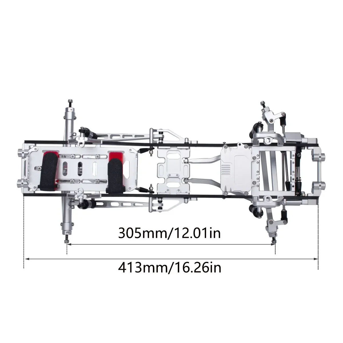 SCX10 Twin I-Beam 2WD Pre-Runner Suspension Conversion Kit for 1/10 RC Crawler TRX4 Desert Truck Capra Upgrade Parts