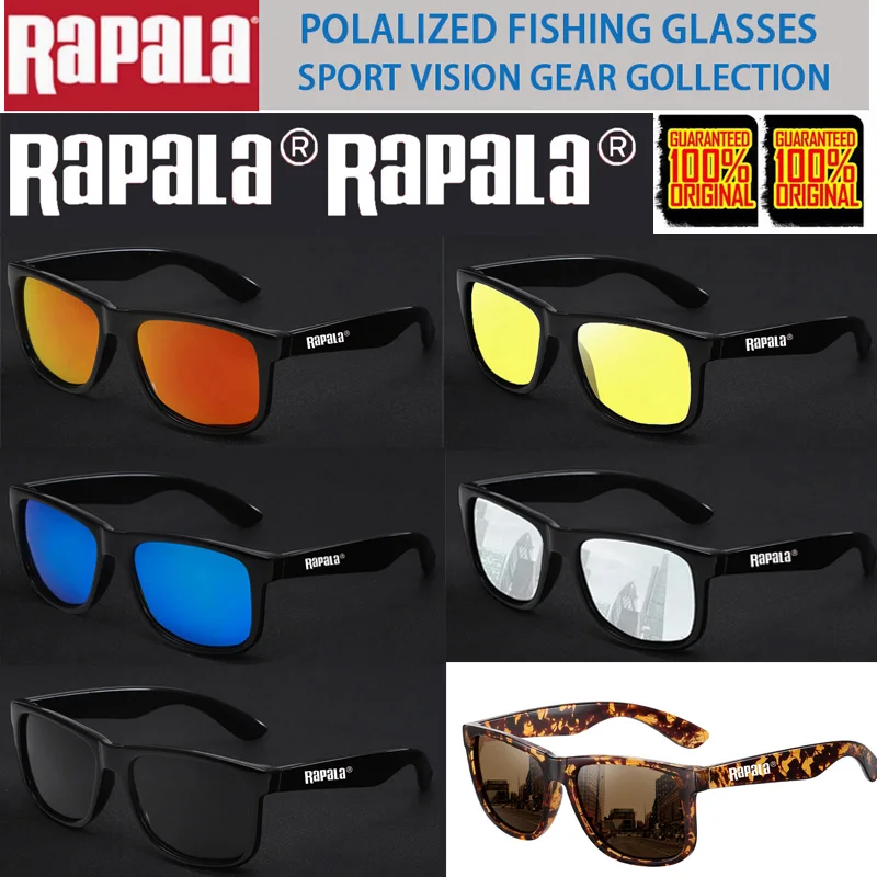 Original Rapala Fishing Glasses Outdoor Mountaineering Anti-ultraviolet Classic Polarized Sunglasses Riding Driving Sunglasses