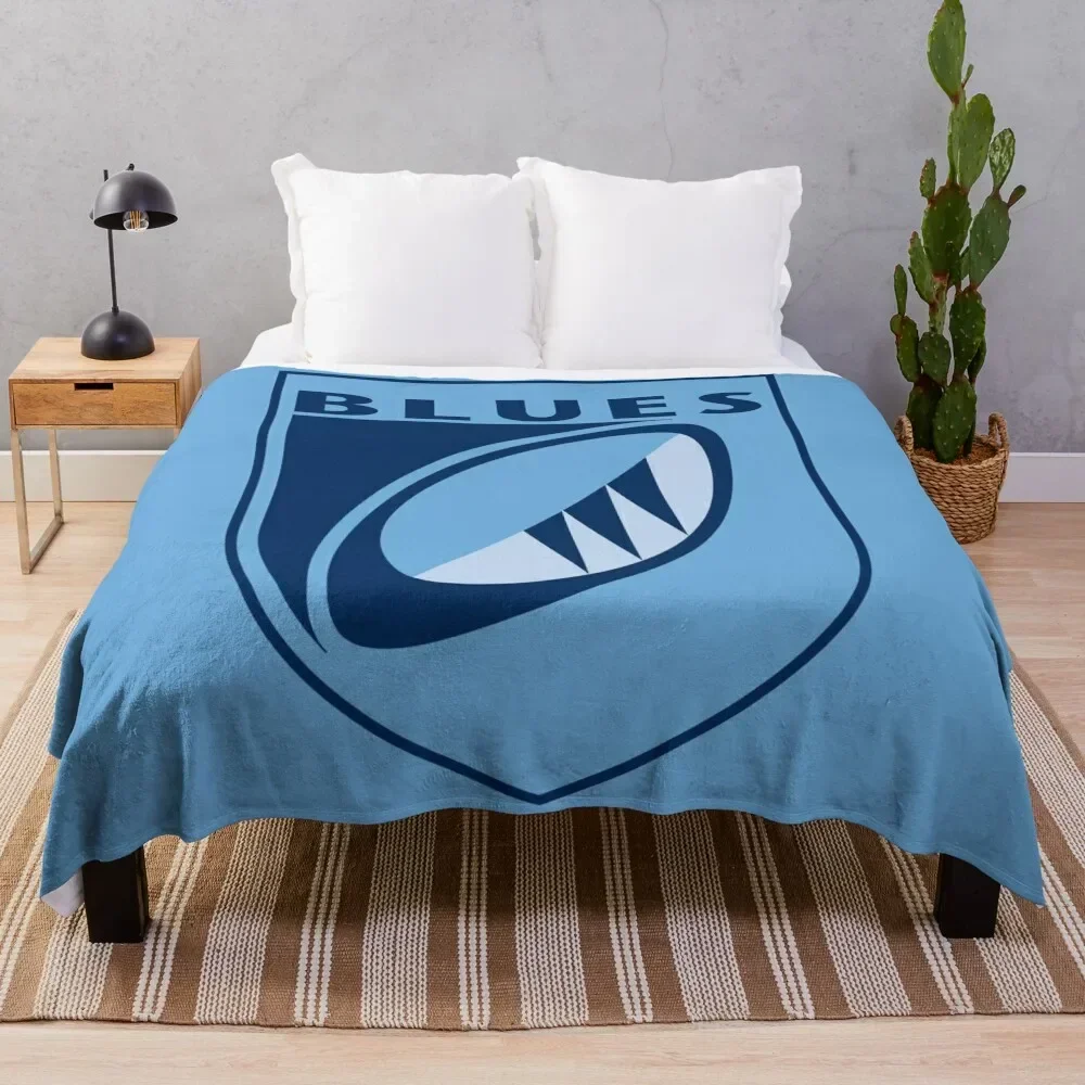 Cardiff Blues Throw Blanket Summer Beddings manga Furrys Blankets