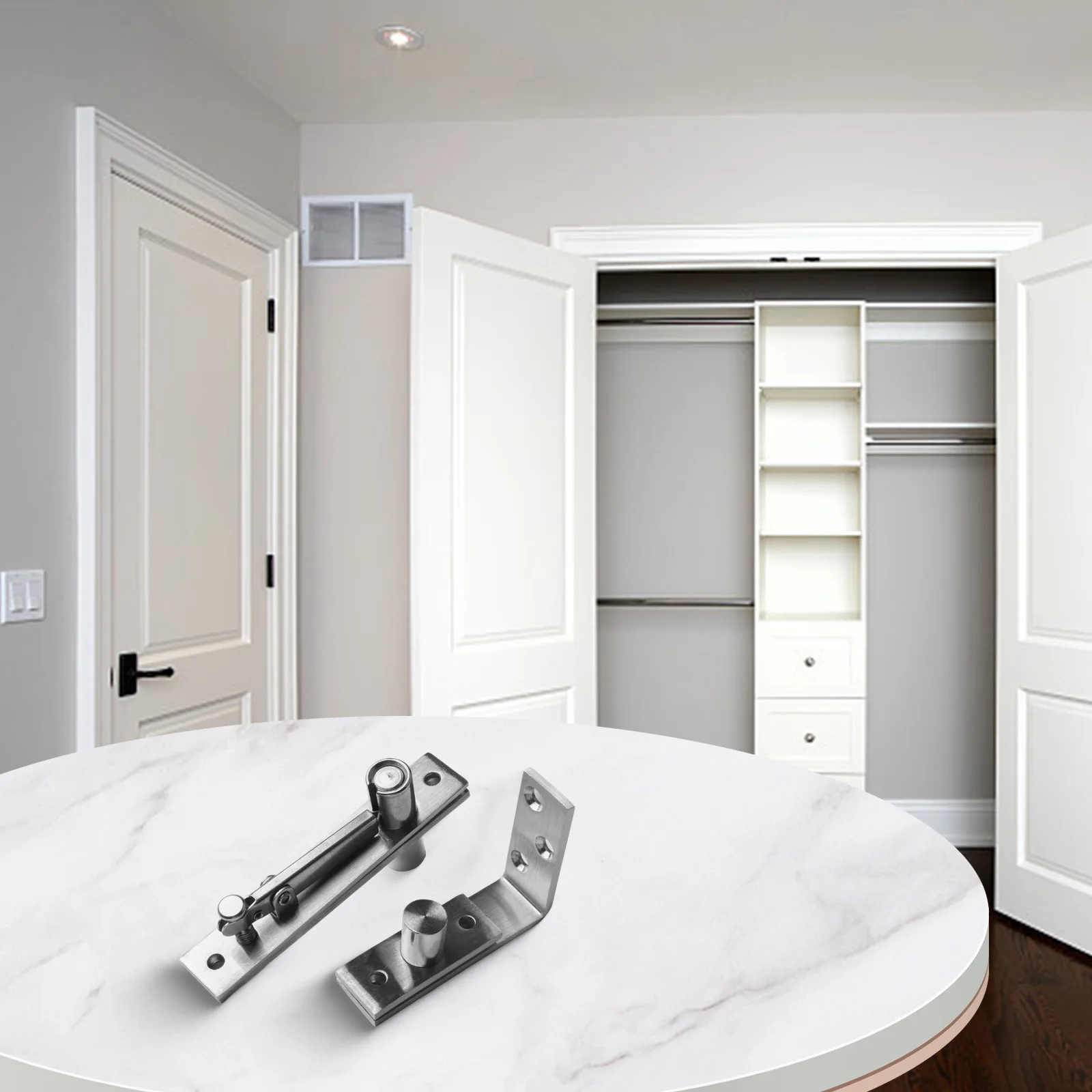 

Петли для дверей с матовой отделкой, поворотные на 360 градусов, верхние и нижние, для тяжелых нагрузок