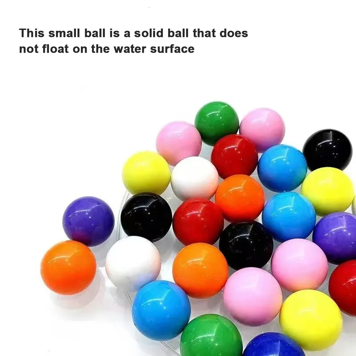 10-100Pcs Plastic Solid Balls Dia 14mm-30mm Colorful Counting Spheres for Math Manipulatives/Marble Run Track Toy Accessories