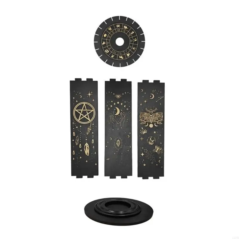 12PD 360 Rotatable Crystal Display, Pendulum Holder Perfectly for Showcasing Zodiac Crystals in Any Setting