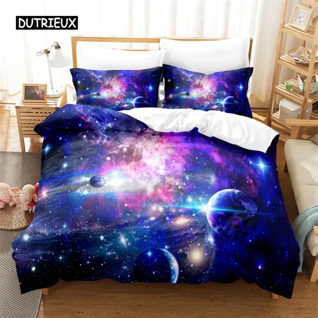 

Colorful Planet Bedding Set Duvet Cover Set 3d Bedding Digital Printing Bed Linen Queen Size Bed Set Fashion Design
