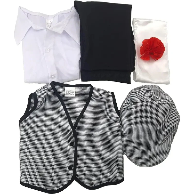 aaa12 3Kebedo moda adulto Chulapo típico elegante disfraz Madrilenian, Manolo, tradicional Majo San Isidro de la más