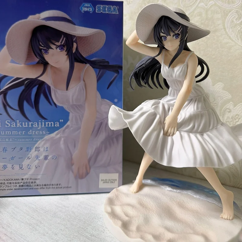 

Rascal Does Not Dream Of Bunny Girl 22cm Sakurajima Mai Action Figures Pvc Tabletop Ornament Collect Model Birthday Gifts Toys