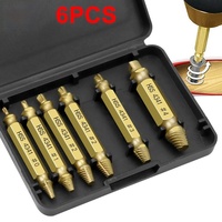 Damaged Screw Extractor Drill Bit Set Stripped Broken Screw Bolt Easily Take Out Demolition Tools Remover Extractor 6PCS