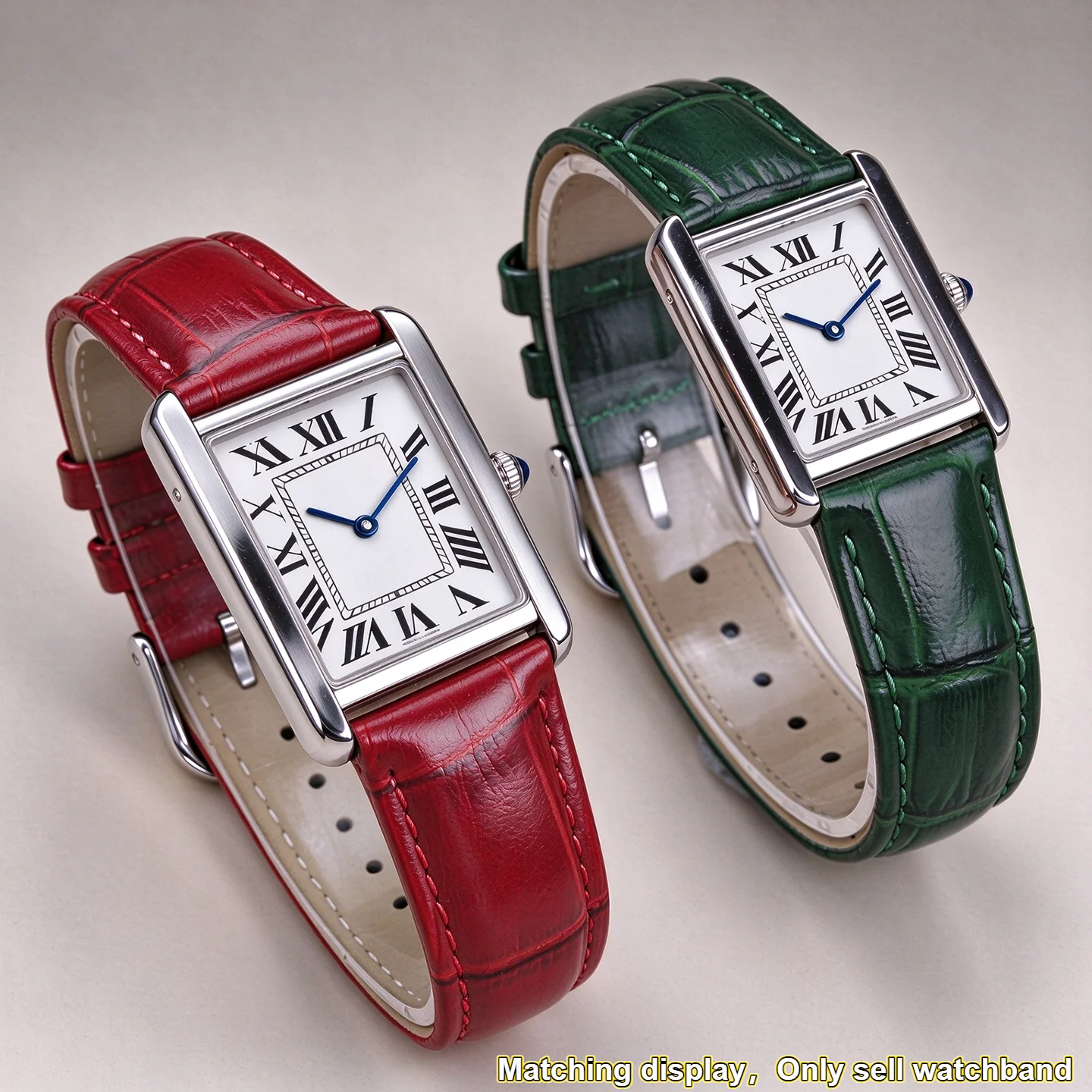 Men'S Accessories Cartier - Quick release Cowhide Leather Watch Strap