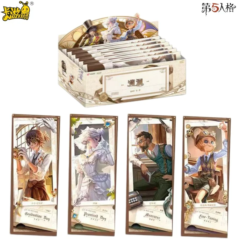 KAYOU Genuine IdentityⅤ Card Retrograde Laser Ticket Animation Cartoon Game Periphery Collect Card Toy for Children Holiday Gift