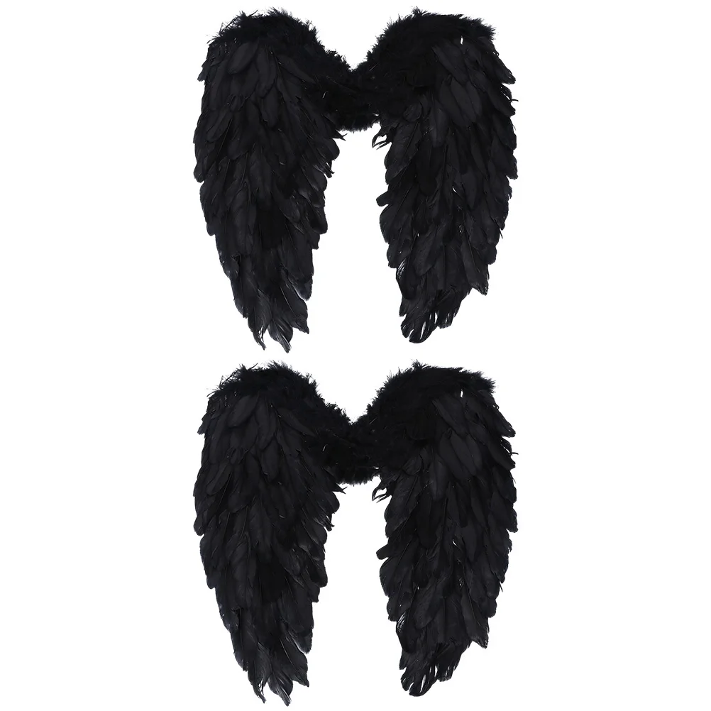 Cosplay Angel Kostuum Vleugels Grote Verenkleed Prop voor Vrouwen Meisjes 2 Stuks Festival Kerst Stadium Decor Kind Volwassen Gebruik
