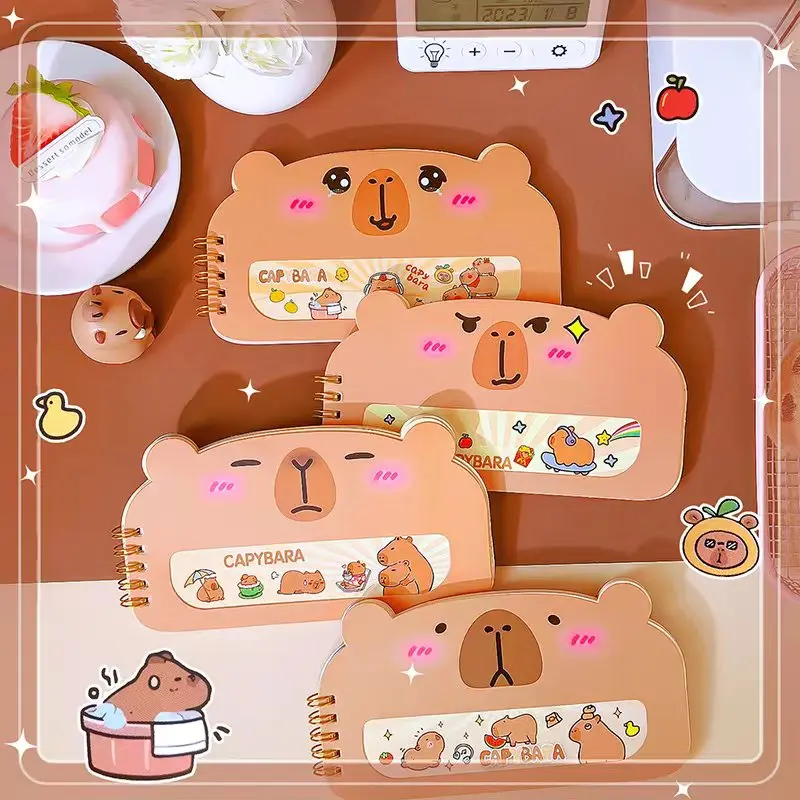 Aesthetic offices accessories kawaii stationery back to school diary Agenda weekly planner capybara notebook Notepad Sketchbook