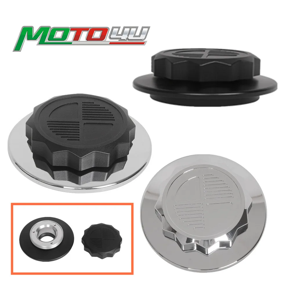 

Aluminum Motorcycle Fuel Tank Gas Cap Cover Rotate open Quickly Remove For BMW R NINET R9T R NINE T