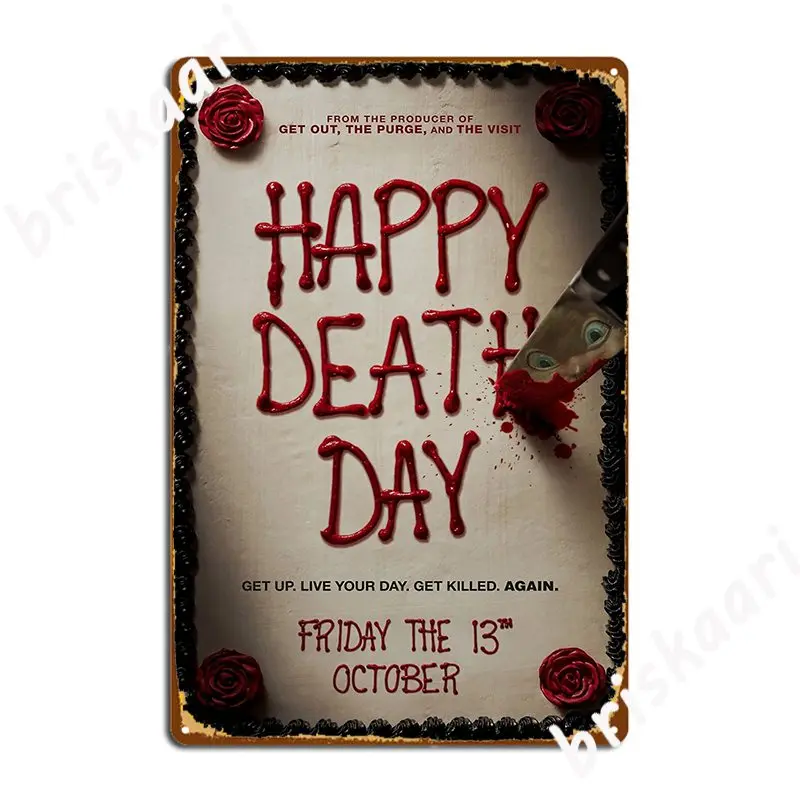 День смерти, металлический знак, создание стен, Декор, клуб, бар, кинотеатр, Жестяная Табличка на гараж постер