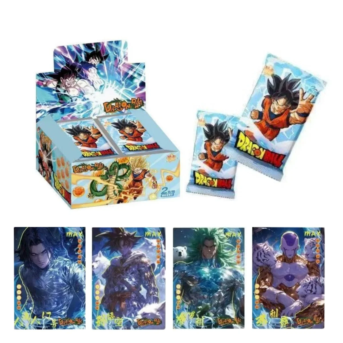 

Genuine Dragon Ball Trading Cards Premium Collectible Goku Vegeta Anime Character Peripheral Collection Cards Kids Toys and Gift