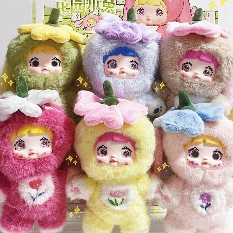 Nommi Garden Rabbit Series Plush Blind Box Pendant Anime Action Figure Sweet Lovely Cute Dolls Bag Decor Girl Mystery Gifts Toys