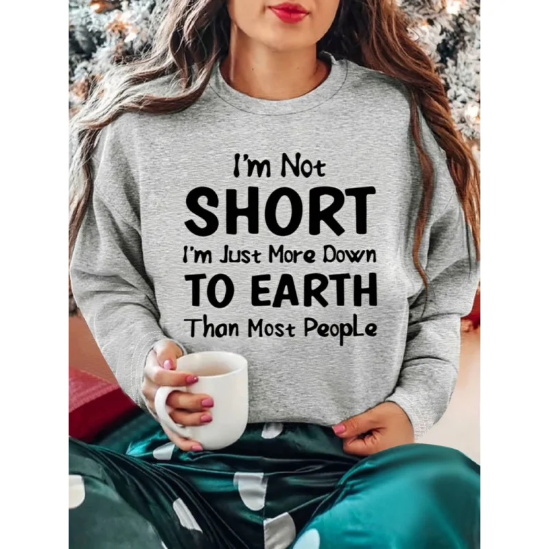 

Casual Versatile Fashion Trend High-Quality New Printed Women's Round Neck Long Sleeve Top