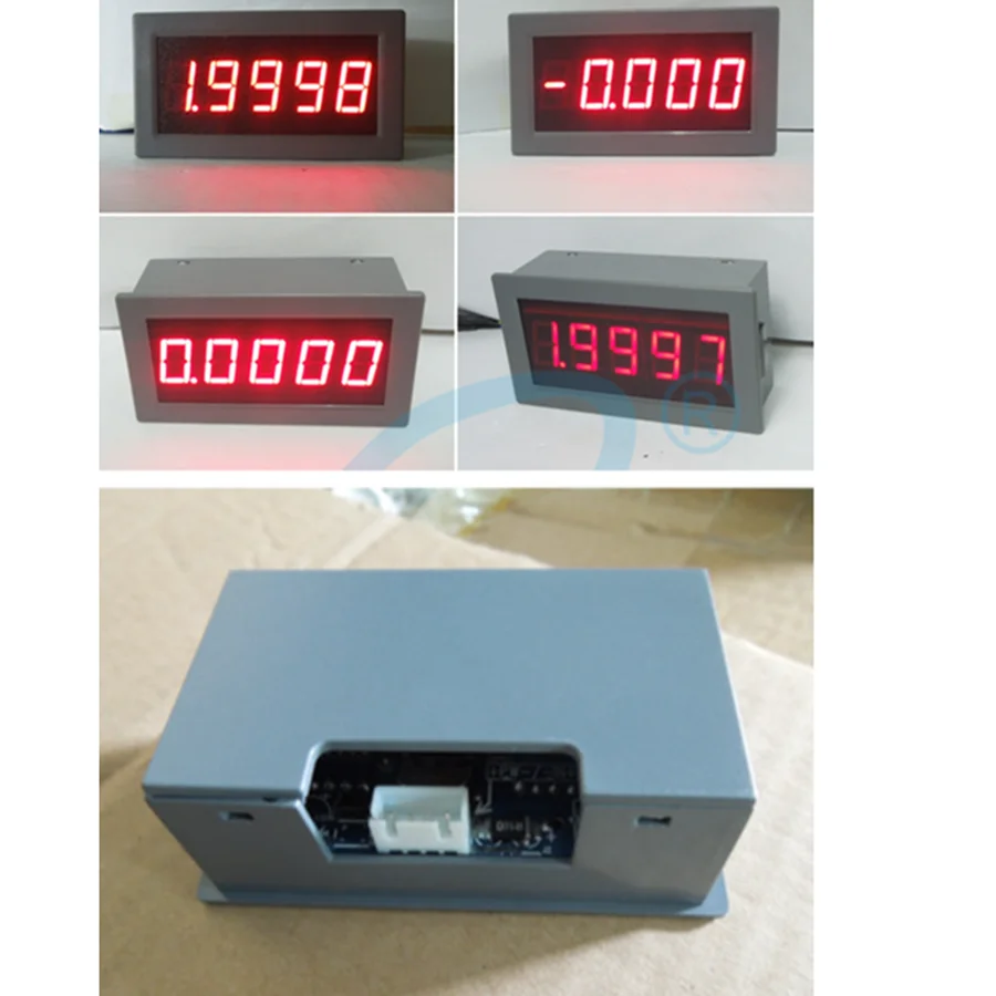 YB5145B Four digit semi high precision digital voltmeter LED digital display DC millivolt meter with 5-digit 20V 2V head