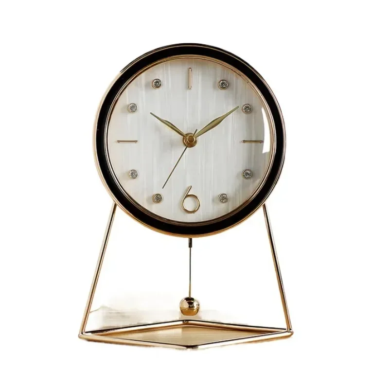 Modern art clock ornament
