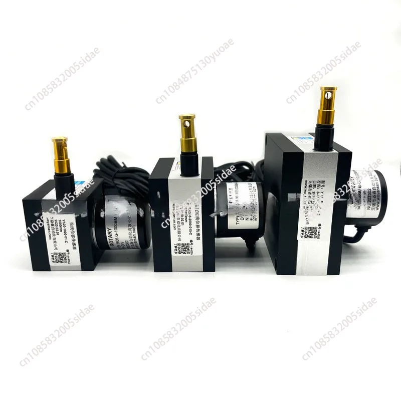 Displacement Sensor Potentiometer Type Position Sensor Draw Wire Rope Linear Transducer Pull Wire Sensor Pull Rope BriterEncoder