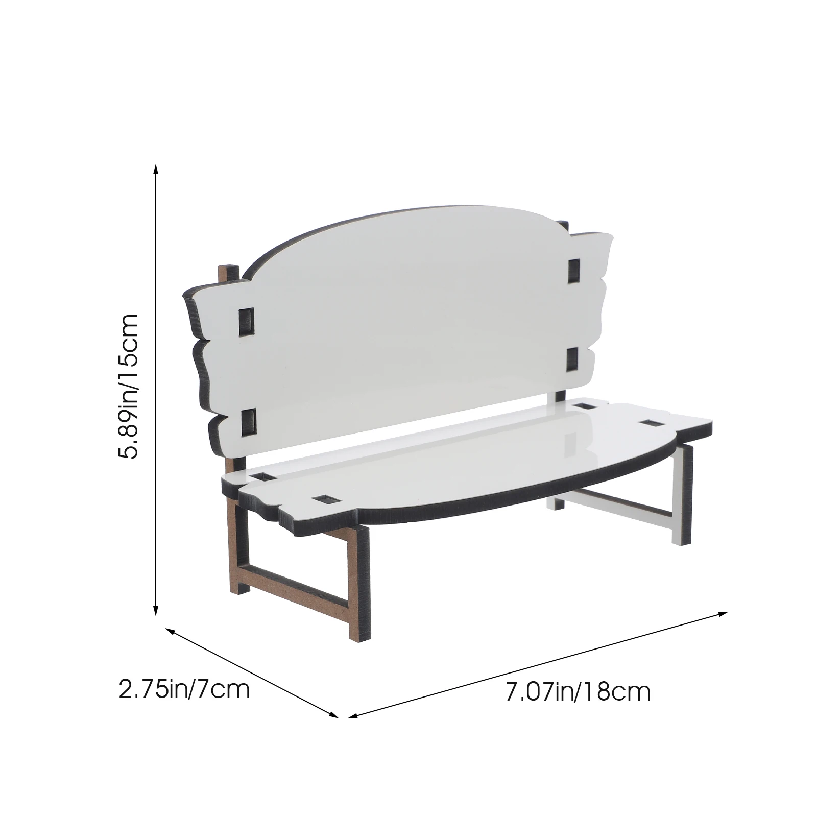 

Chair Styling Accessories DIY Sublimation Ornament Memory Blanks Memorial Light Desktop Keepsake Wooden Blanl
