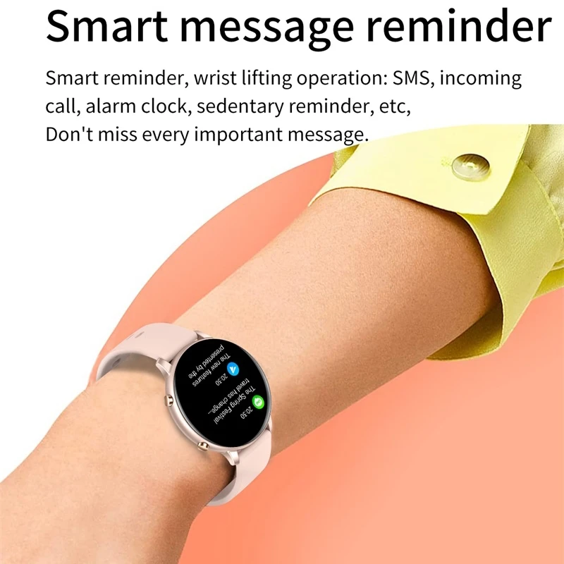 Smartwatch para homens e mulheres, IP68 impermeável, relógio de toque completo, rastreador de fitness esportivo, Android, telefone Xiaomi, iPhone, novo, 2020