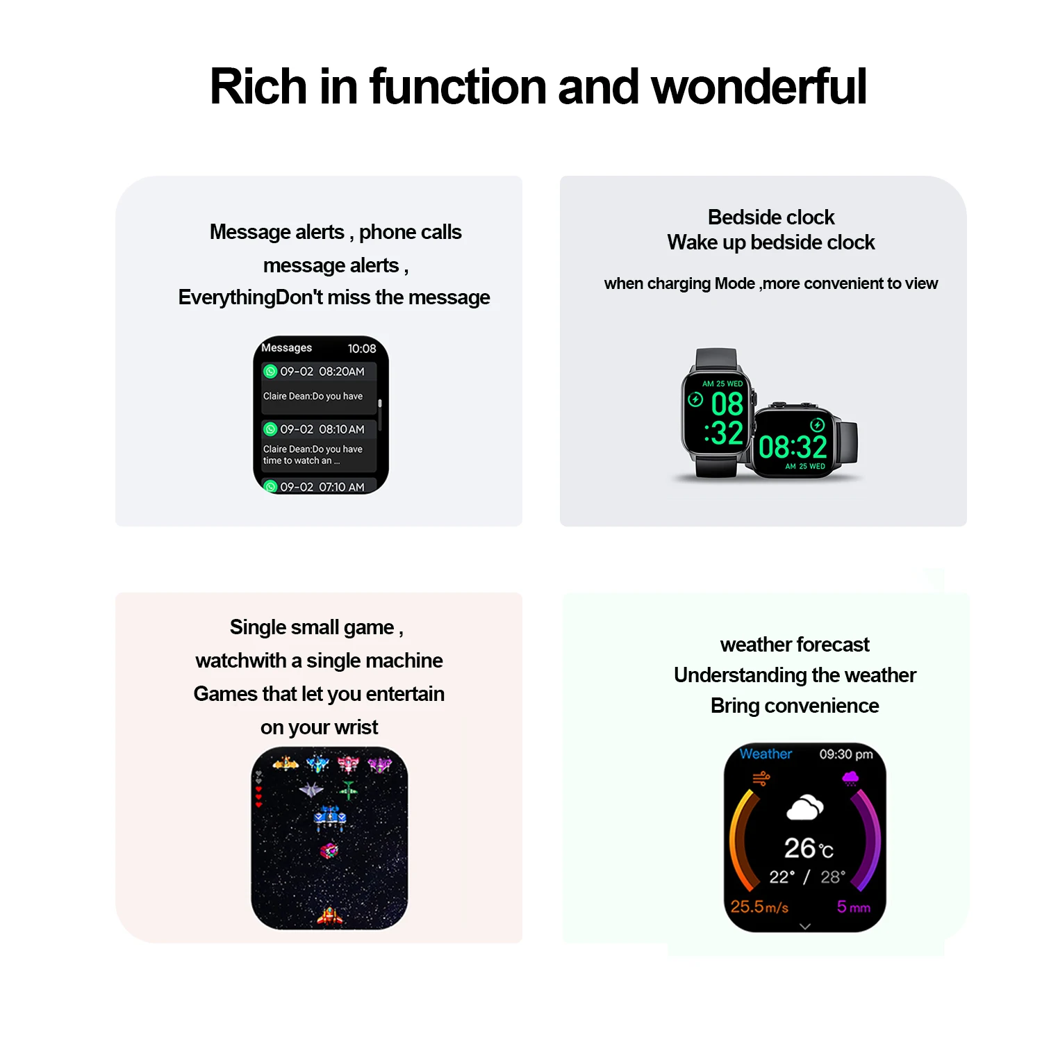 ساعة ذكية رياضية جديدة 2025 - قم بإجراء رسالة الاتصال، ومتتبع النشاط عداد الخطى والسعرات الحرارية