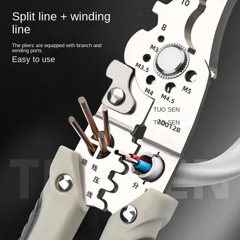 Multi Functional Electrician Pliers For Wire Splitting And Stripping, Electricians For Specialized