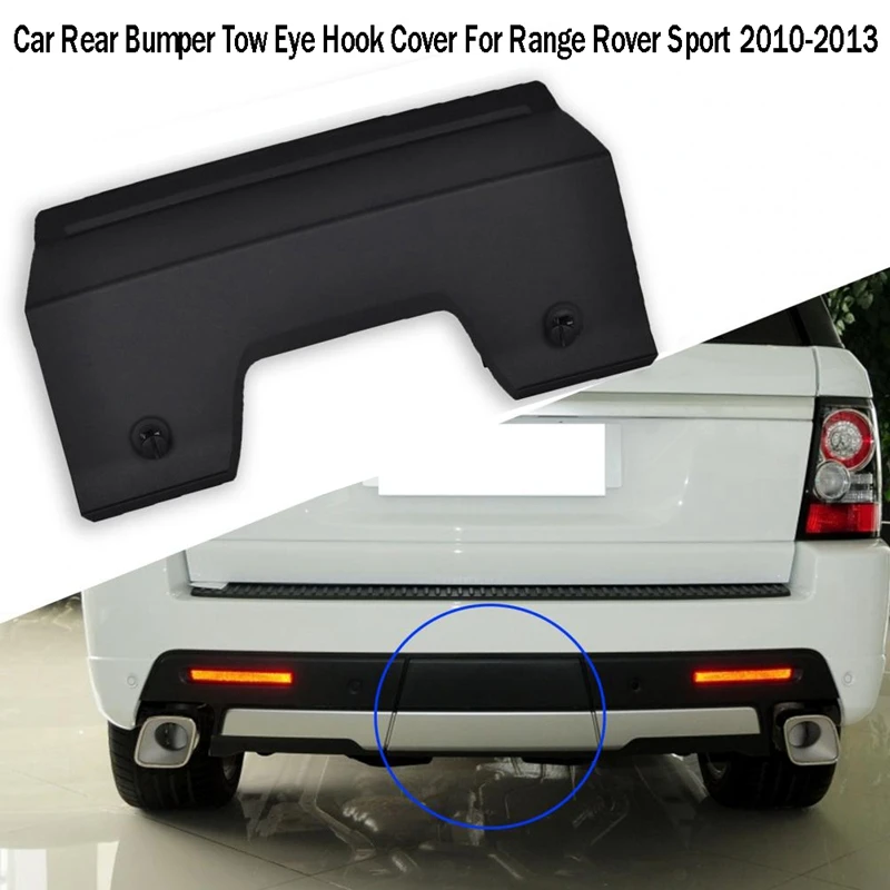 

Car Rear Bumper Tow Eye Hook Cover Rear Tow Hook Cap Accessories LR015132 For Range Rover Sport 2010-2013