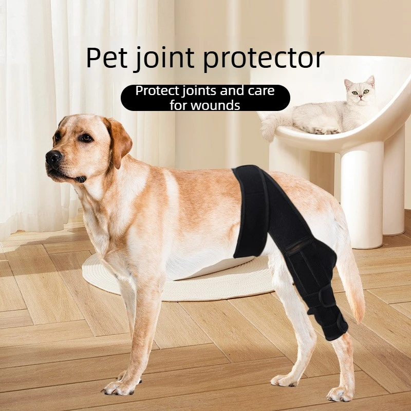 Dog Knee Brace Leg Fracture Fixator Dogs Accessories Joint Guard Post Surgery Pets Accessories Anti Scrape Strap Dog Accessories