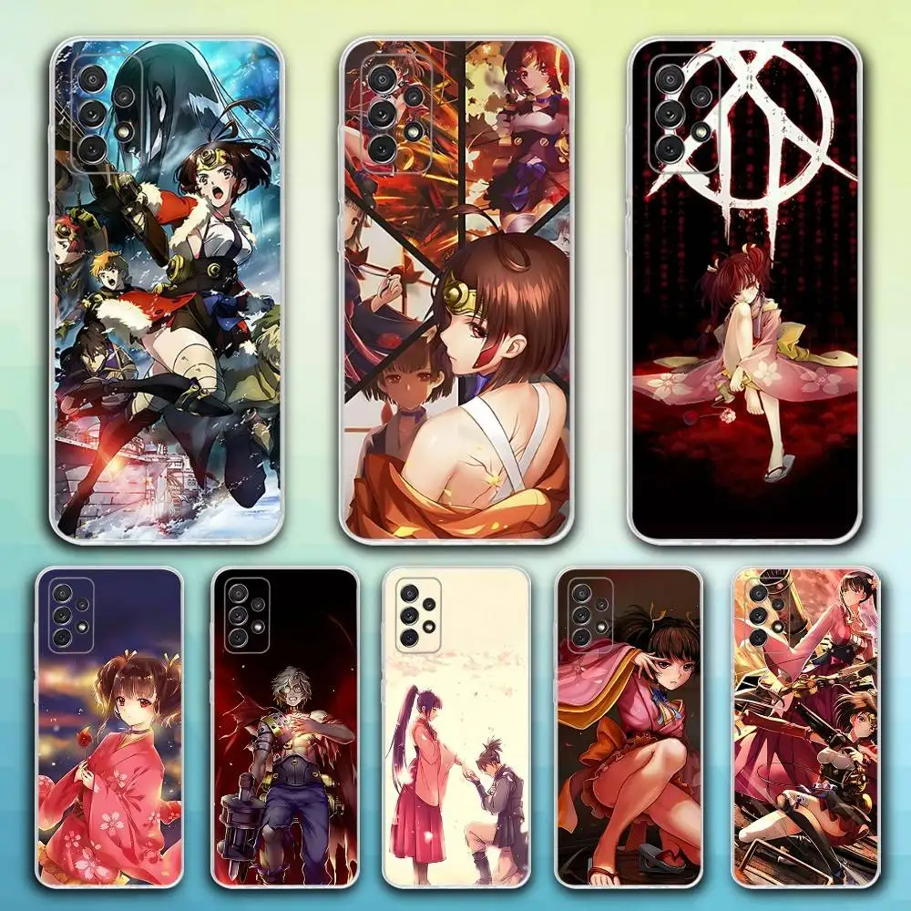

K-Kabaneri Anime Fortress Phone Case For Samsung S30,23,21,22,20, FE lite,S10,9,8,7 PIus Note20ultra Soft Transparent