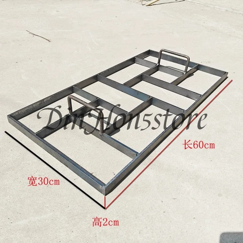 Courtyard aisle cement embossed floor concrete pavement indentation mold garden corridor ground anti-skid steel