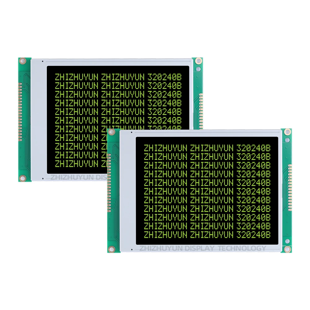 LCD 320240B Display Module LCD UV Resistant Material DFSTN Black Film Ice Blue Font Ra8835A Three Year Warranty