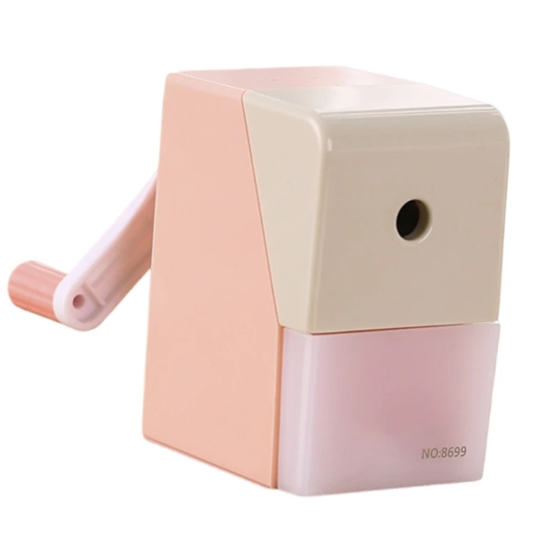 Manual Pencil Sharpener with Container Auto Feeding In Thickness Adjustable