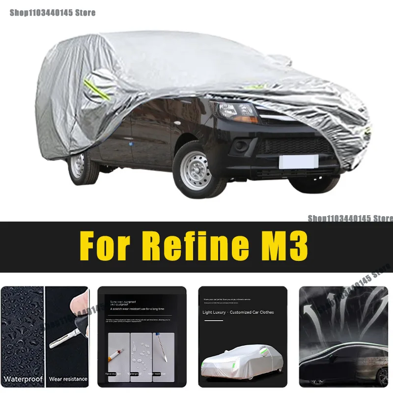 

Full Car Covers Outdoor Sun UV Protection Dust Rain Snow Oxford cover Protective For Refine M3 Accessories car umbrella