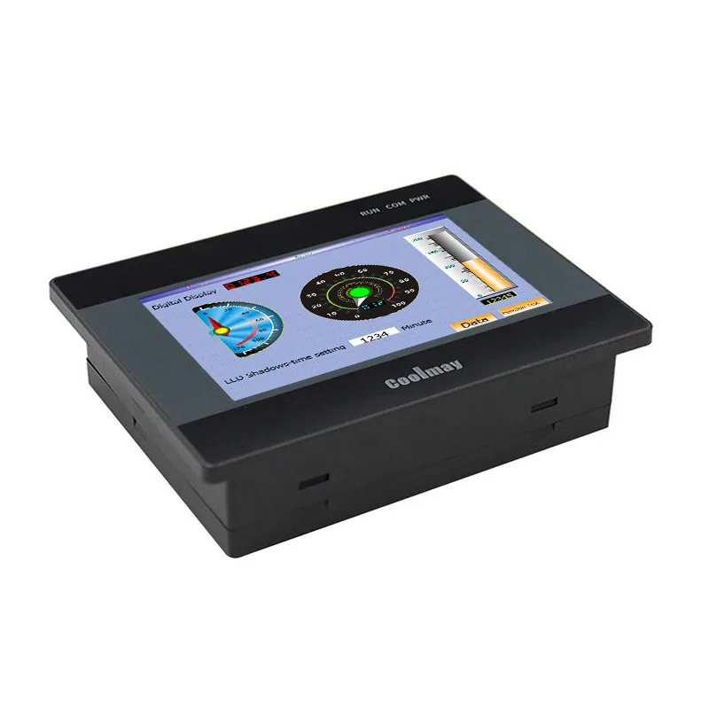 

Coolmay 4.3inch QM3G-43FH-24MT-4AD-2V2A4-485P-WP HMI Touch Panel Automation Hmi Plc All In One Controller