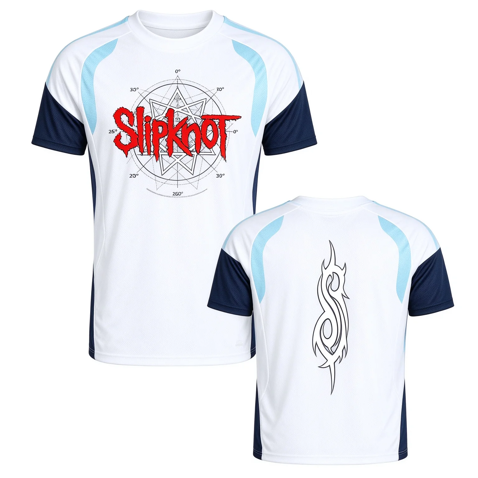 Slipknot - Star Symbol  Patterned New Fashion T-shirt for Casual Daily Sports Wear Suitable for Adults and Children