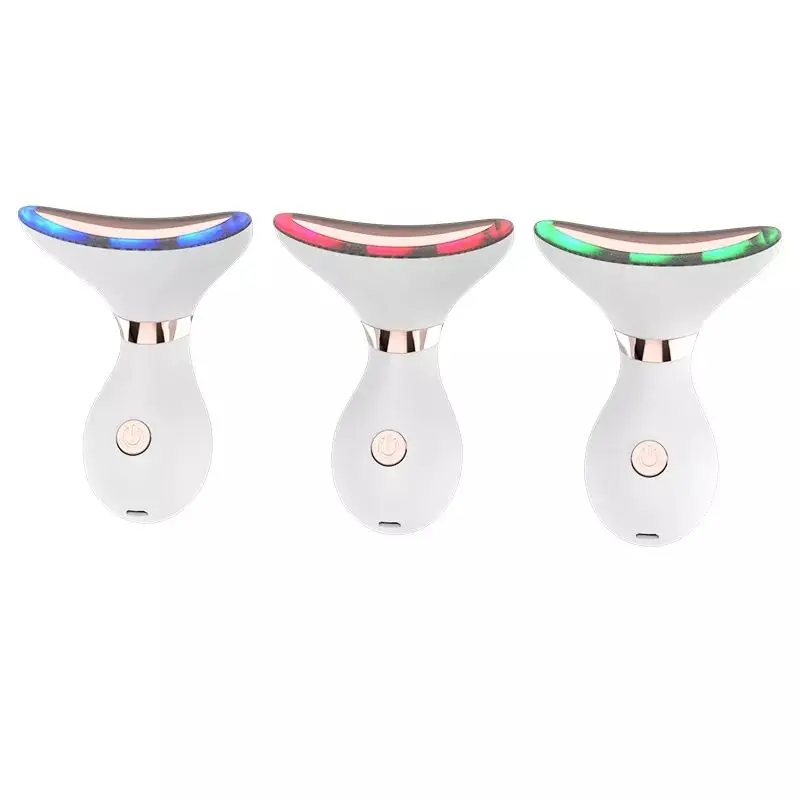 Home Use Face and Neck Massage Wrinkle Removal Neck Wrinkle Sonic Light Beauty Instrument