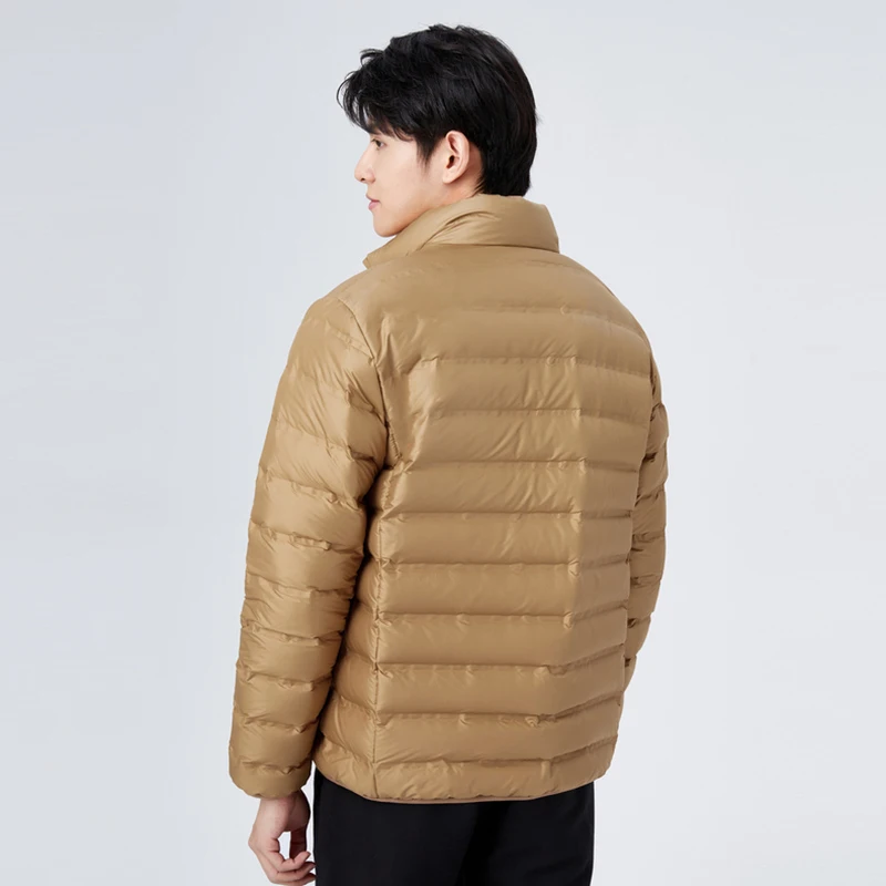 Semir Down Jacket Men Winter Seamless Laminated Simple Atmospheric Commuter Style Clothes Solid Color Casual Fit Jacket