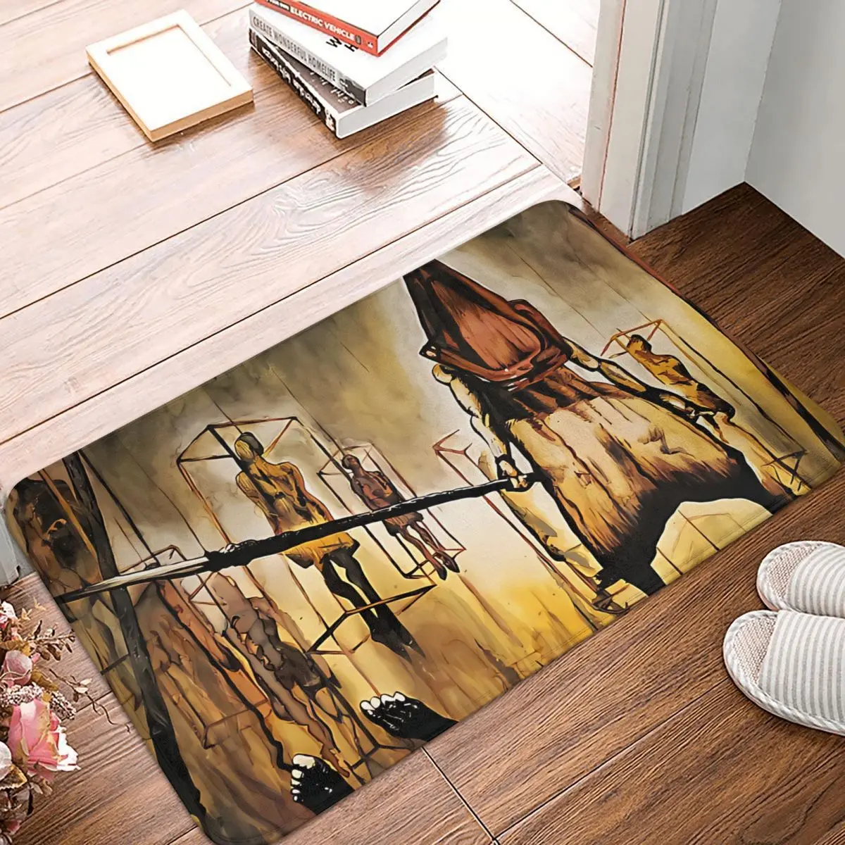 Horror Movies Non-slip Doormat Kitchen Mat Misty Day Floor Carpet Entrance Door Rug Home Decor