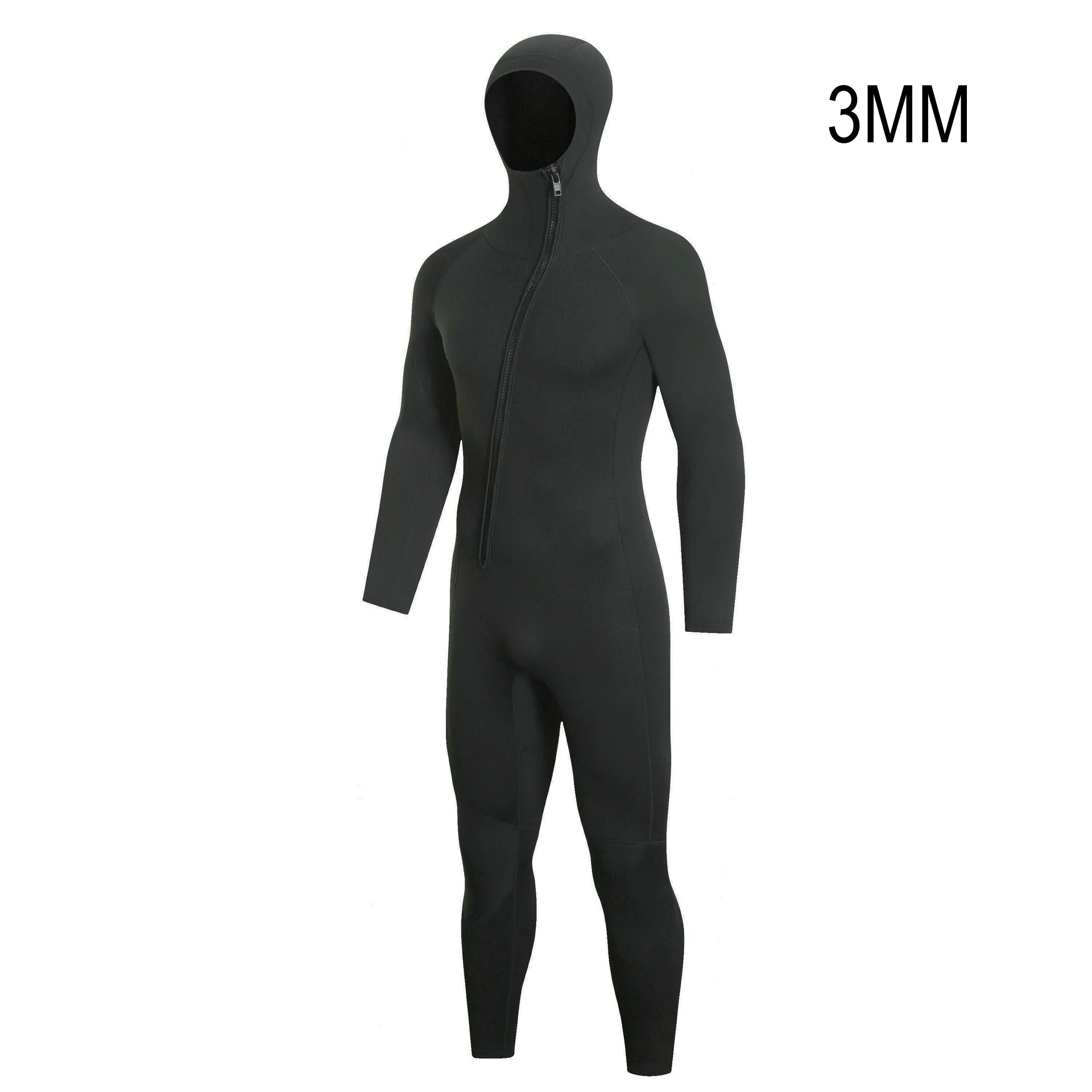 3MM Neoprene Scuba Keep Warm Spearfishing UnderWater Hunting Diving Suit Hooded Full Body Snorkeling Kayaking Swim WetSuit