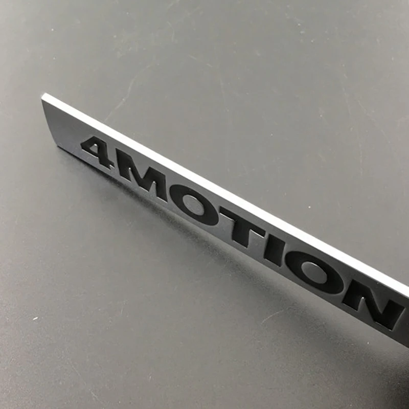 3D Metal 4 MOTION Logo 4motion Emblem Car Rear Trunk Badge Decal For 4 Motion Sticker Accessories