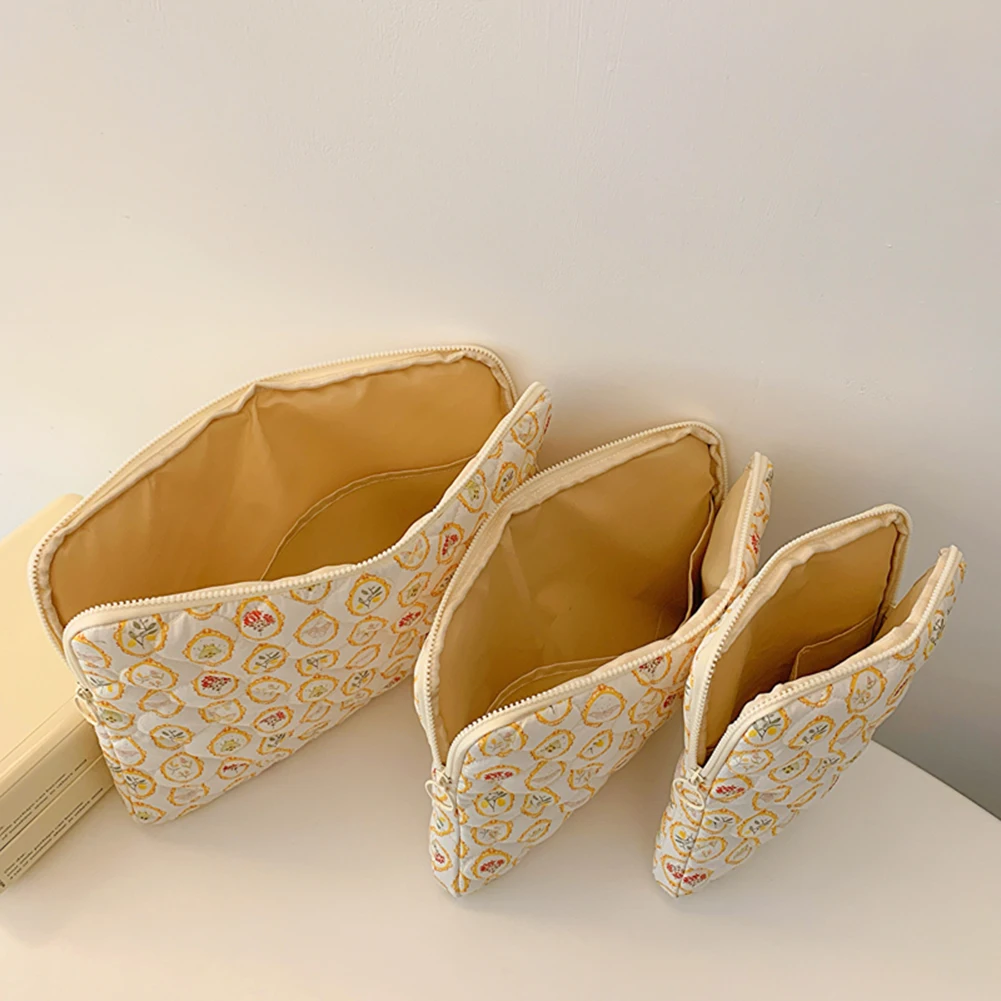 حقيبة حمل كمبيوتر محمول مبطنة ممتازة لأجهزة 11 13 15 بوصة حقيبة واقية بتصميم زهور أنيقة لأعمال العمل المدرسية