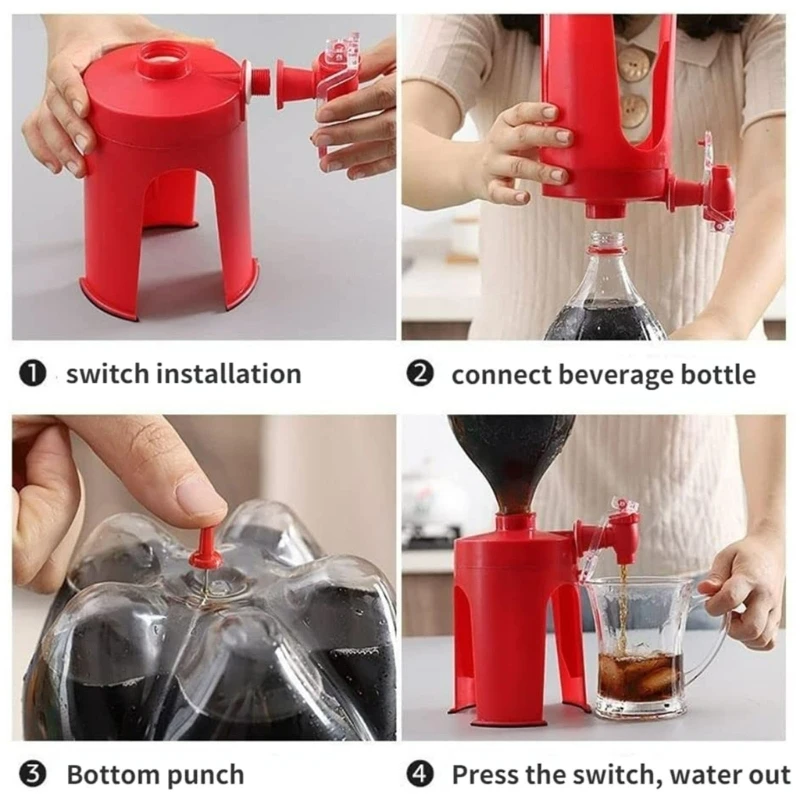 R1WA Dispenser Dispenser Dispenser Бутылка вверх ногами на напиток Dispenser Dispenser