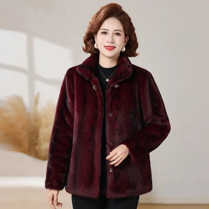 Luxo de alta qualidade outono inverno casaco de pele feminina jaqueta de pele do falso fofo macio botão-up casaco curto quente superior casacos vintage