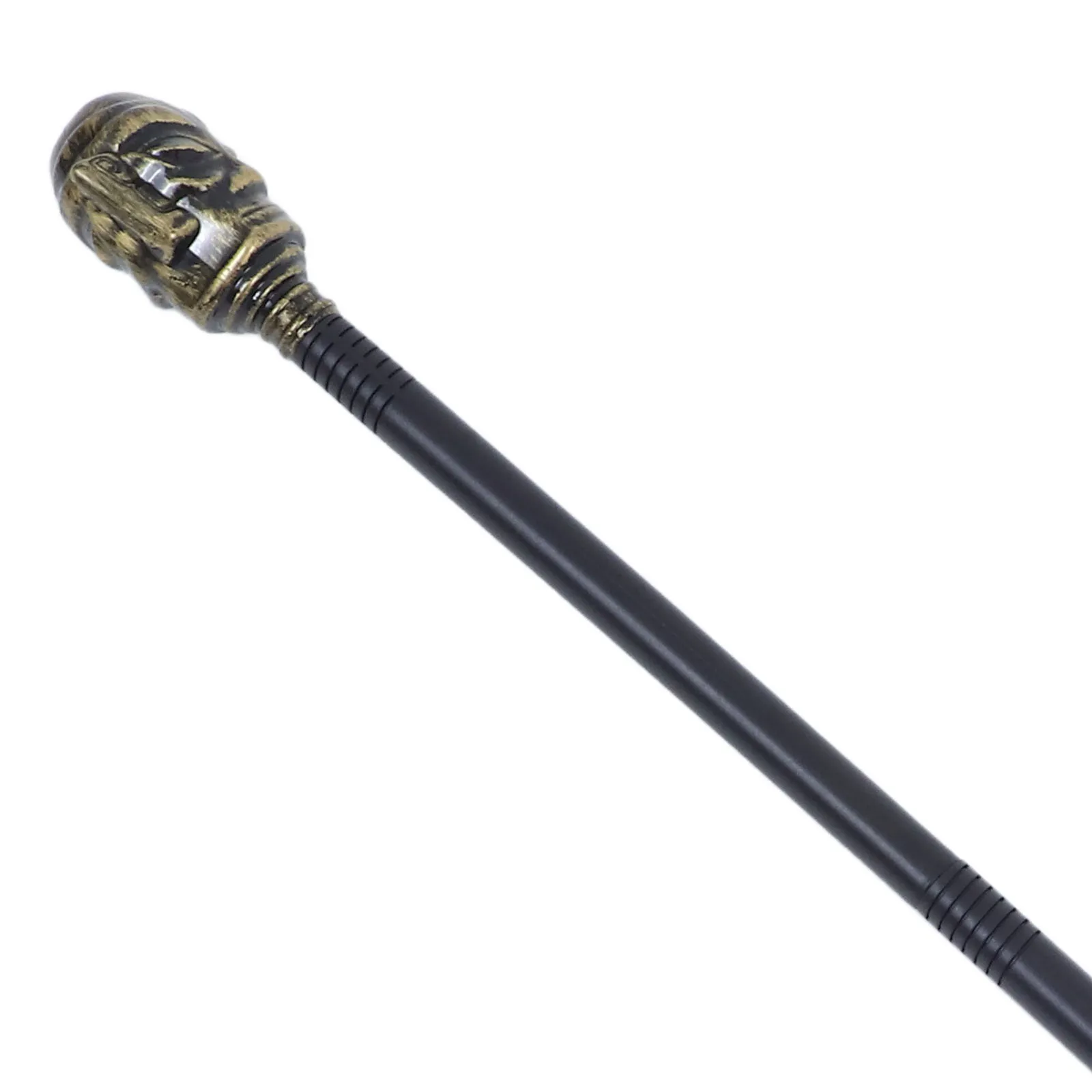 Costume de pharaon d'halloween en plastique, accessoire de sceptre égyptien antique, canne de marche, accessoire de fête mystique, canne d'halloween